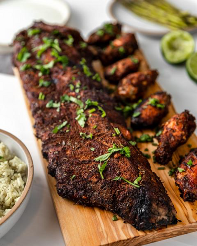 Jamaican Jerk Ribs and Wings
